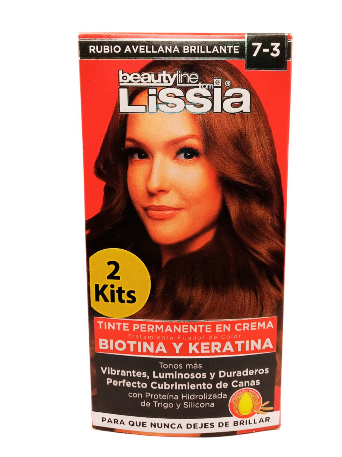TINTE X 2 TUBOS 7.3 LISSIA