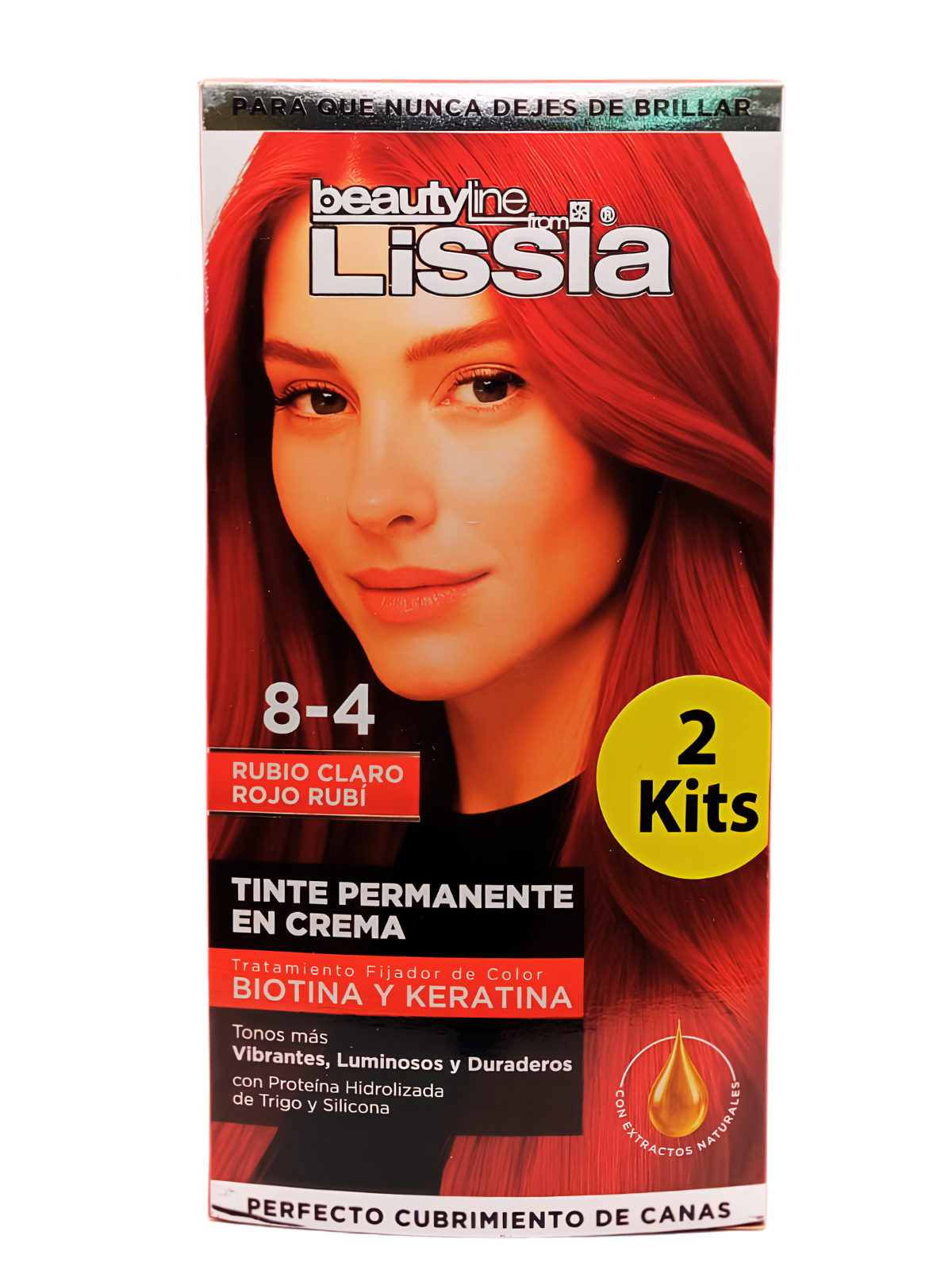 TINTE X 2 TUBOS 8.4 LISSIA