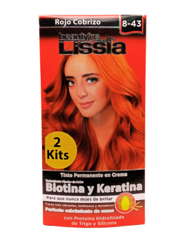 TINTE X 2 TUBOS 8.43 LISSIA