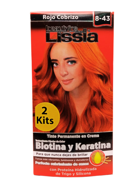 TINTE X 2 TUBOS 8.43 LISSIA