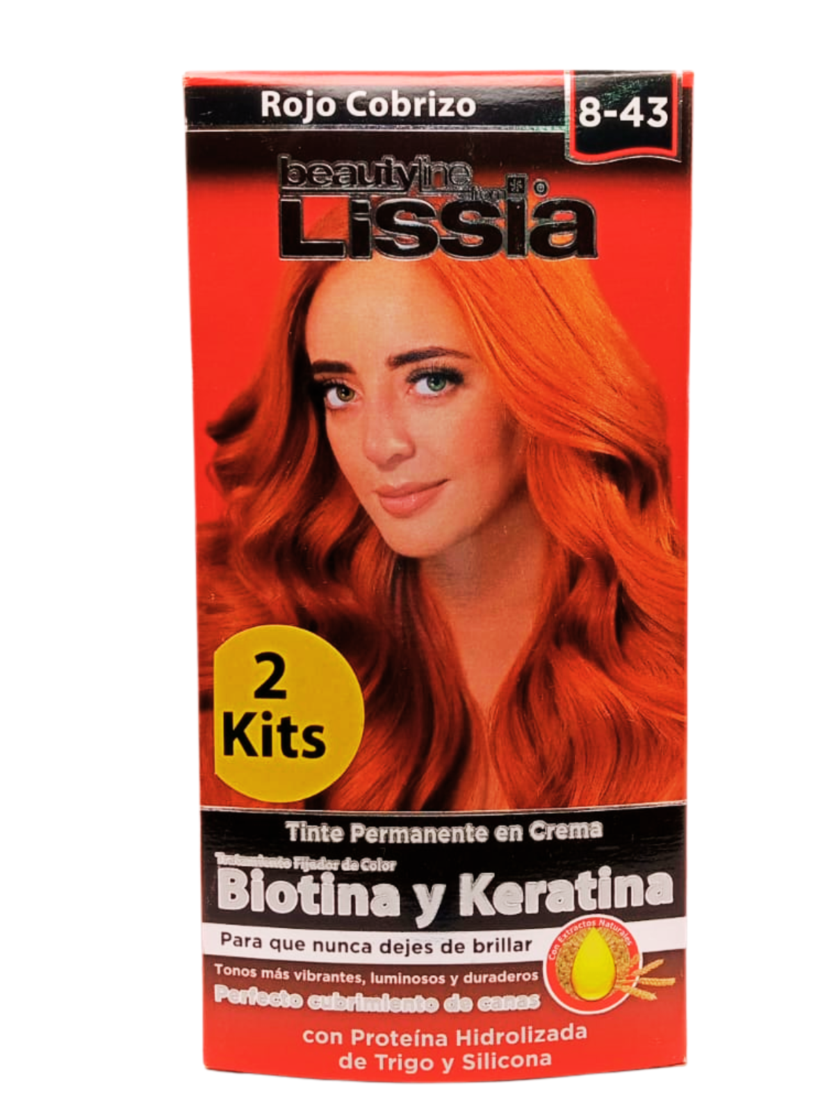 TINTE X 2 TUBOS 8.43 LISSIA