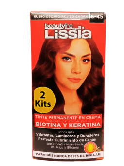 TINTE X 2 TUBOS 6.45 LISSIA