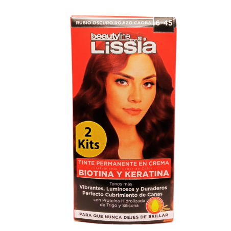 TINTE X 2 TUBOS 6.45 LISSIA