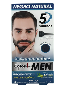 TINTE BARBAS FOR MEN COLOR 1 INTERBEL