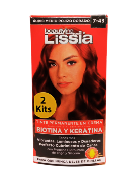 TINTE X 2 TUBOS 7.43 LISSIA 28675