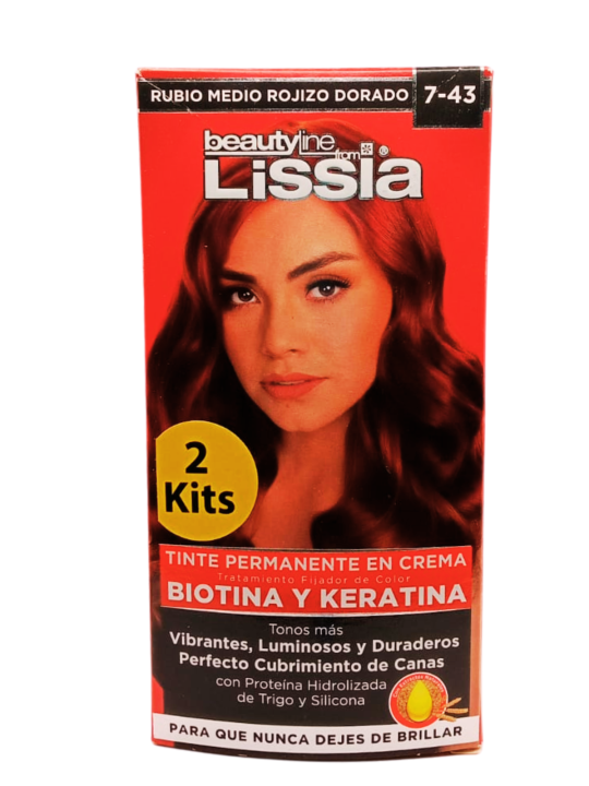 TINTE X 2 TUBOS 7.43 LISSIA 28675
