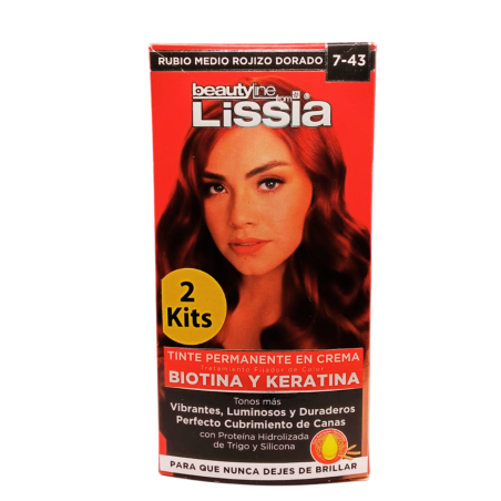 TINTE X 2 TUBOS 7.43 LISSIA 28675