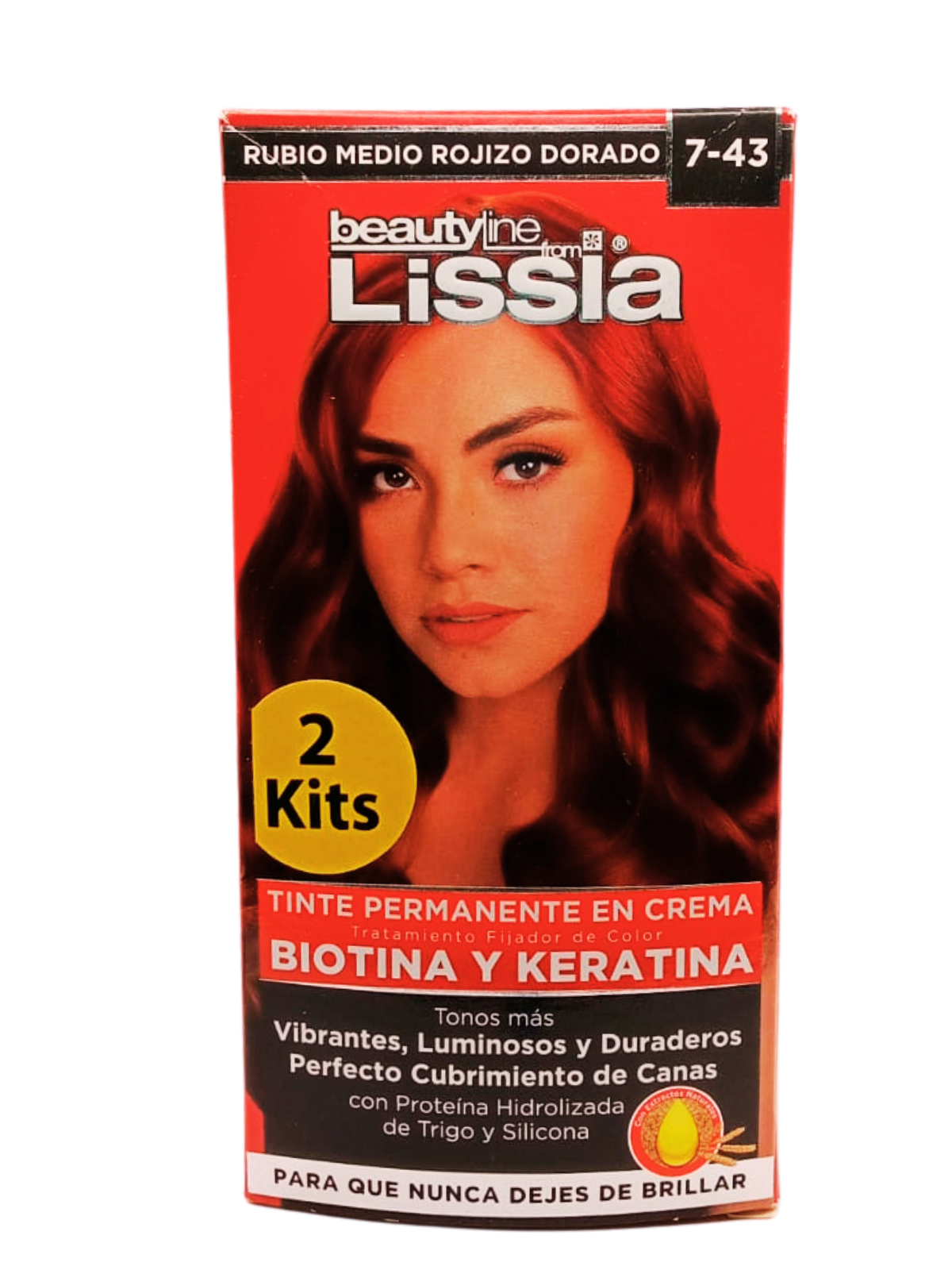 TINTE X 2 TUBOS 7.43 LISSIA 28675