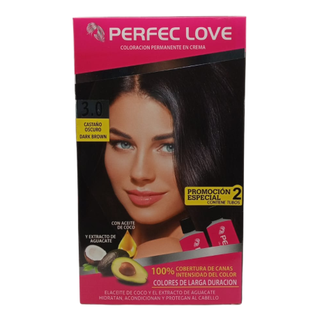 TINTE PERFEC LOVE X 2 TUBOS 3.0