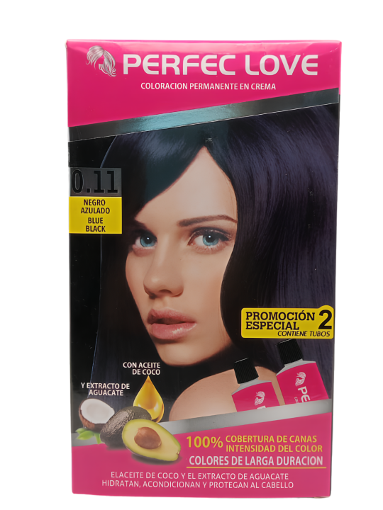TINTE PERFEC LOVE X 2 TUBOS 0.11
