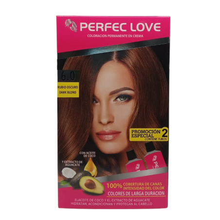 TINTE PERFEC LOVE X 2 TUBOS 6.0