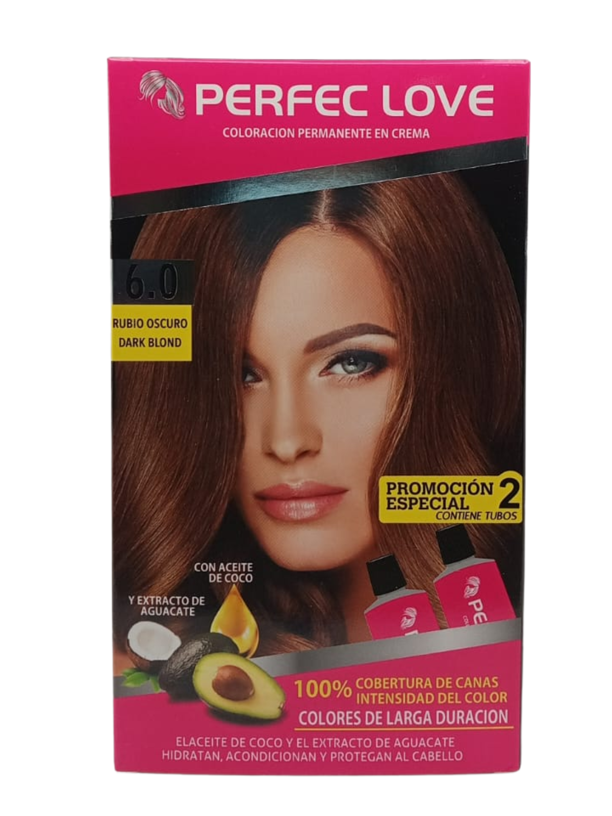 TINTE PERFEC LOVE X 2 TUBOS 6.0
