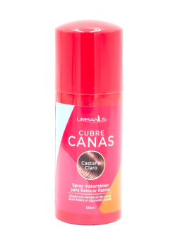 CUBRE CANAS SPRAY CASTAñO CLARO X 100 ML URBANUS