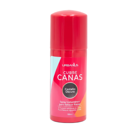 CUBRE CANAS SPRAY CASTAñO OSCURO X 100 ML URBANUS