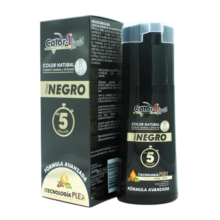 TINTE LIQUIDO NEGRO X 180 ML COLOR 1