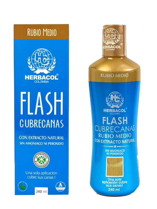 MASK FLASH RUBIO MEDIO X 240 HERBACOL