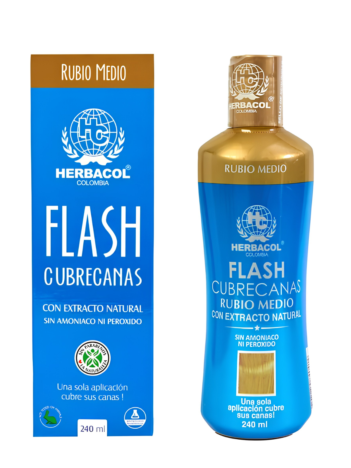 MASK FLASH RUBIO MEDIO X 240 HERBACOL