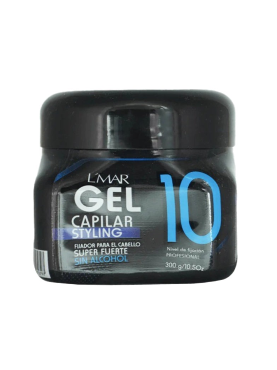 GEL STYLING SUPER FUERTE AZUL X 300 GR L MAR