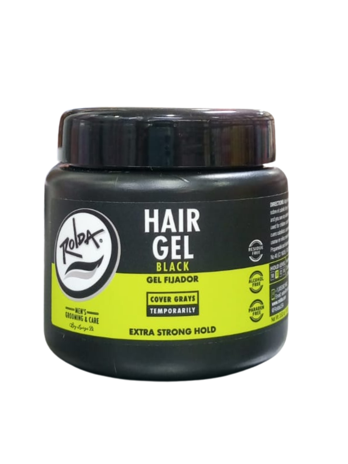 GEL ROLDA BLACK FASHION X 120