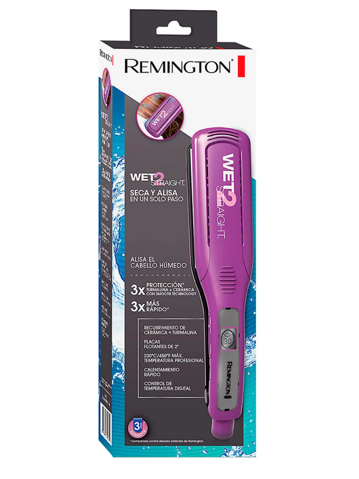PLANCHA WET2 DIGITAL REF 8801P REMINGTON CBIA