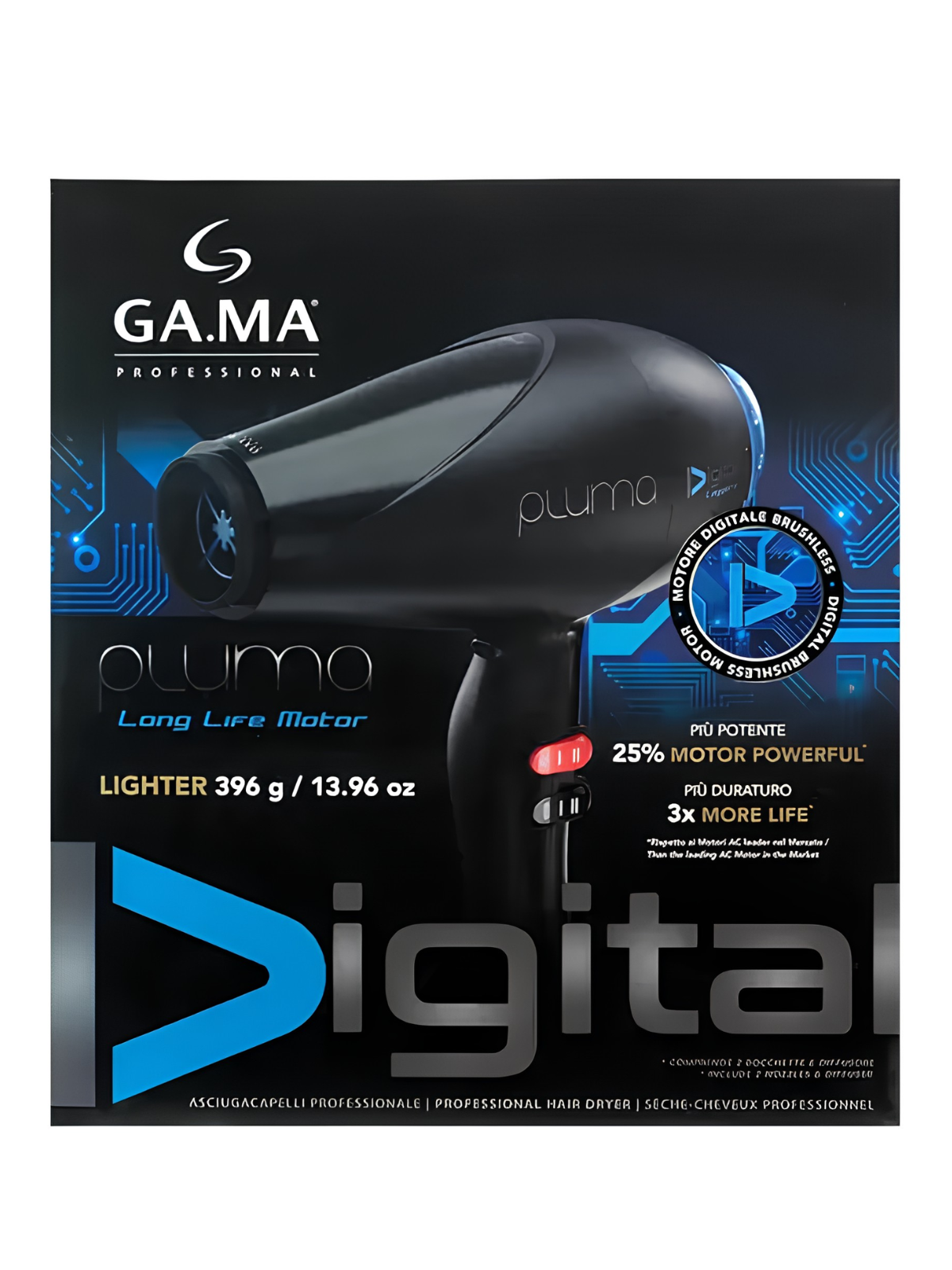 SECADOR PLUMA COMPACT DIGITAL GAMA