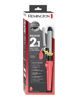 PINZA ROJA 2 EN 1 TITANIO CI5225CL B1834 REMINGTON CBIA