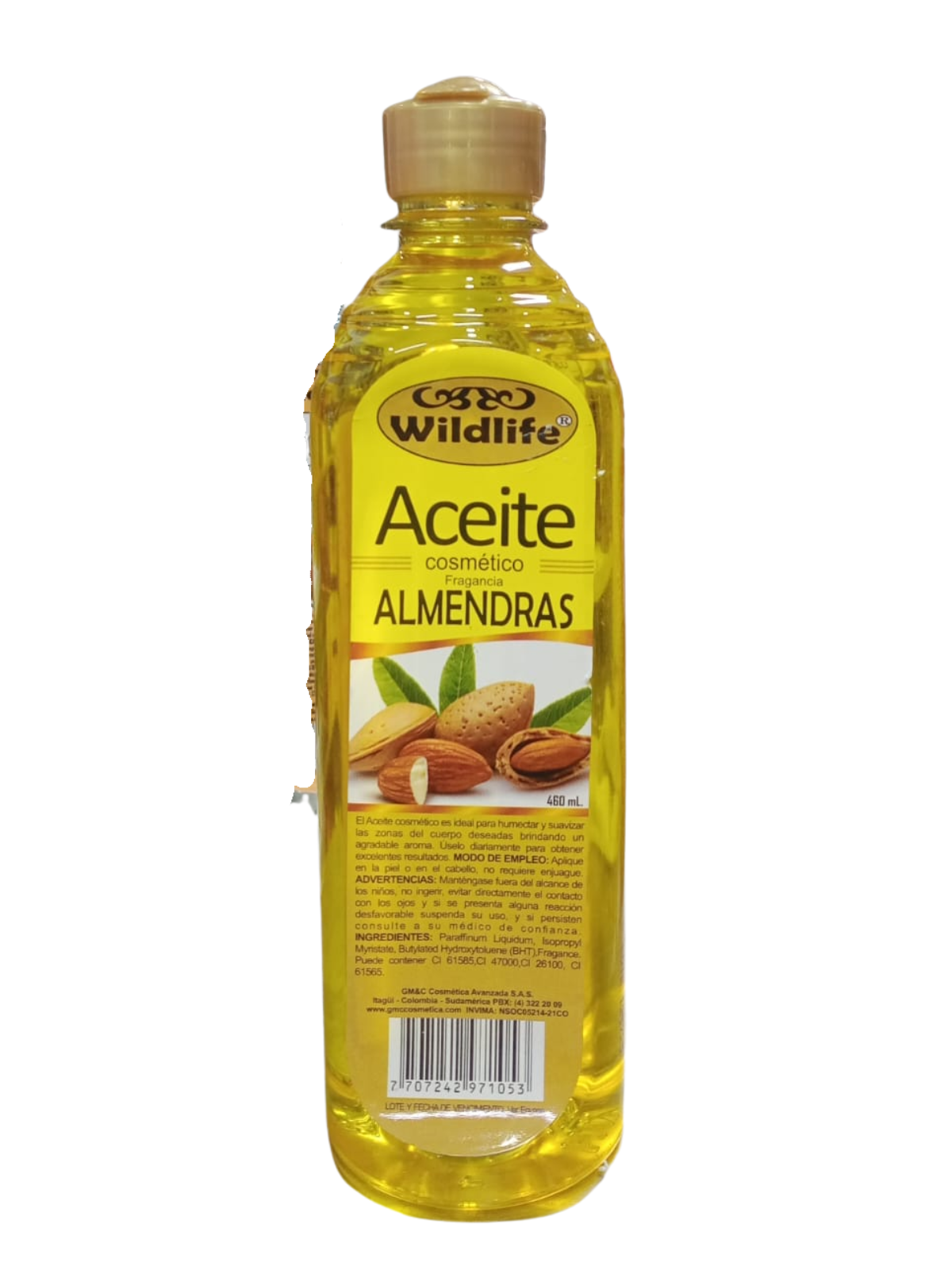 ACEITE ALMENDRAS X 460 GMYC