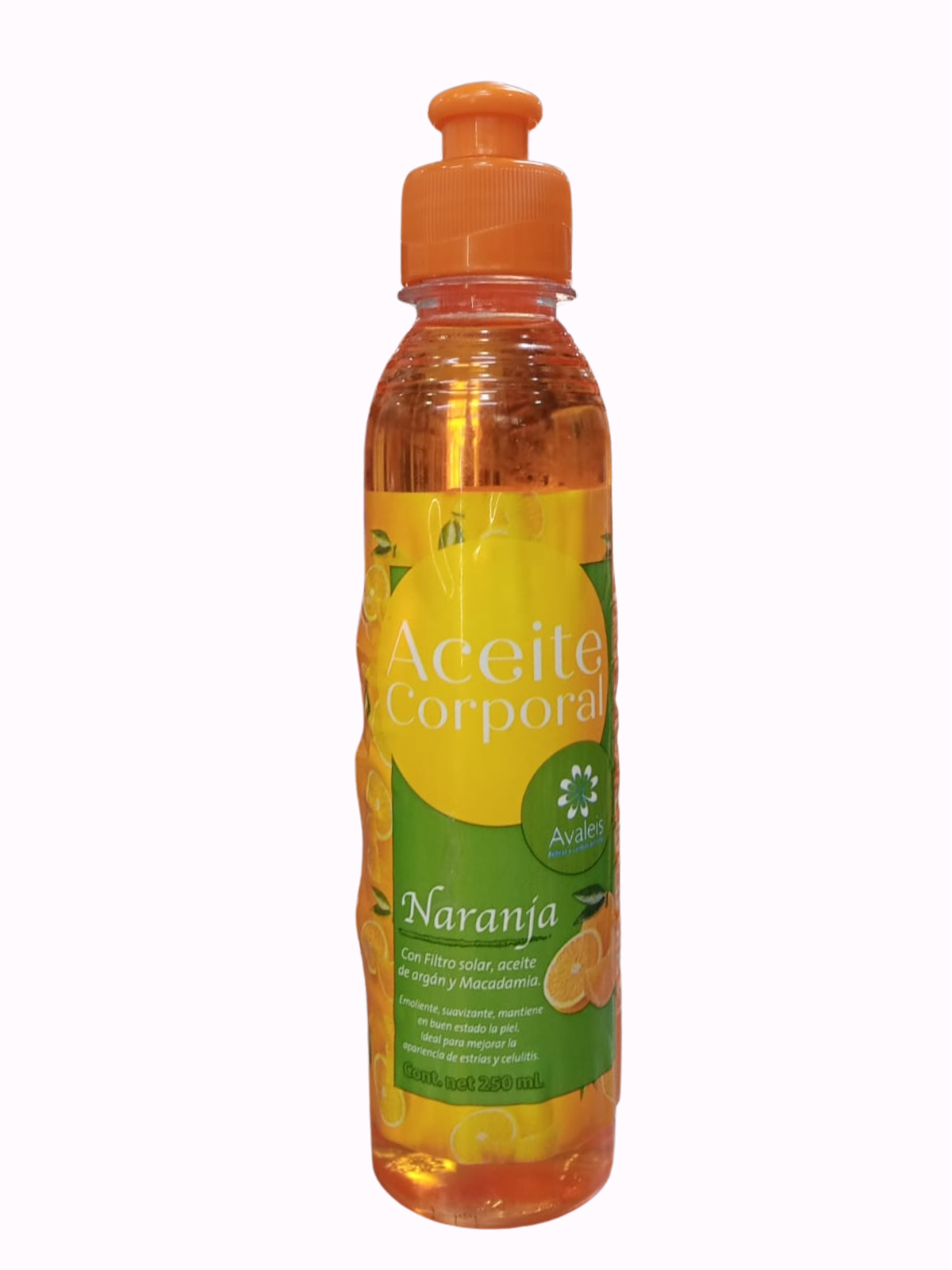 ACEITE NARANJA X 250 ML AVALEIS SURTIMOS