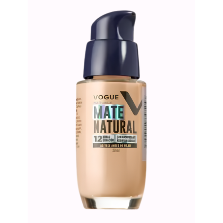 BASE MAQUILLAJE MATE 315N CAPUCCINO VALVULA X 30 ML VOGUE