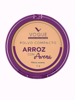 POLVO COMPACTO ARROZ ALMENDRA VOGUE