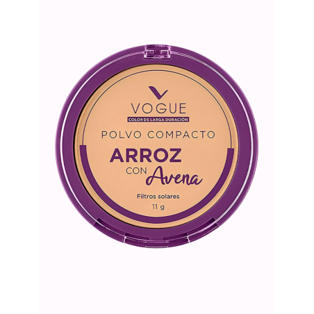 POLVO COMPACTO ARROZ ALMENDRA VOGUE