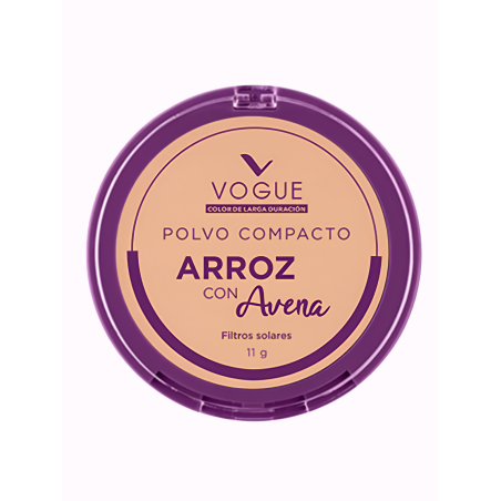 POLVO COMPACTO ARROZ HABANA VOGUE