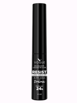 DELINEADOR LIQUIDO RESIST NEGRO X 4 ML VOGUE