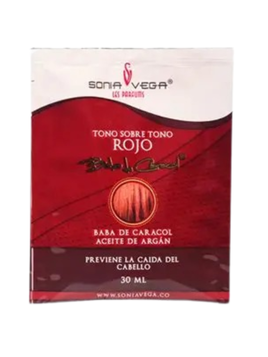 MASK ROJO SOBRE X 30 ML BABA CARACOL SONIA VEGA
