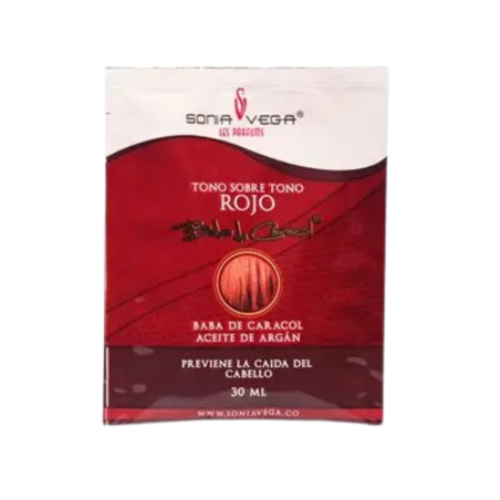 MASK ROJO SOBRE X 30 ML BABA CARACOL SONIA VEGA