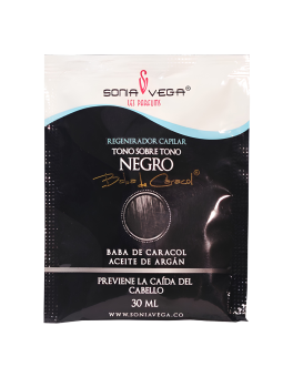 MASK NEGRO SOBRE X 30 ML BABA CARACOL SONIA VEGA