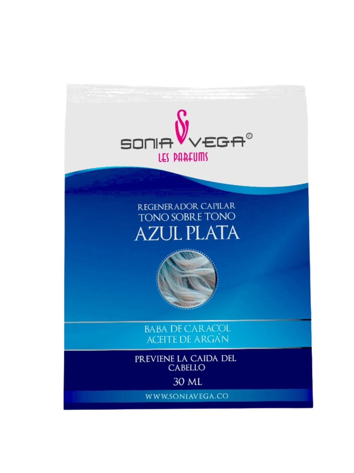 MASK AZUL PLATA SOBRE X 30 ML BABA CARACOL SONIA VEGA