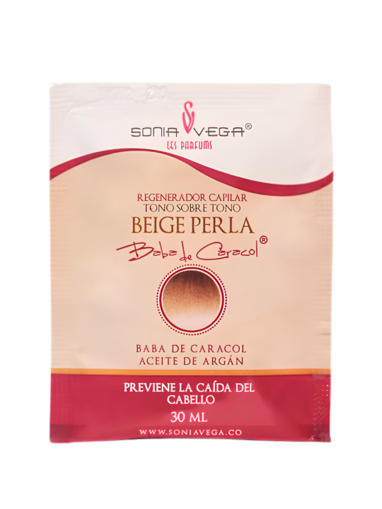 MASK BEIGE PERLA SOBRE X 30 ML BABA CARACOL SONIA VEGA