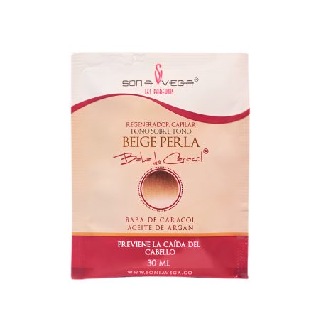 MASK BEIGE PERLA SOBRE X 30 ML BABA CARACOL SONIA VEGA