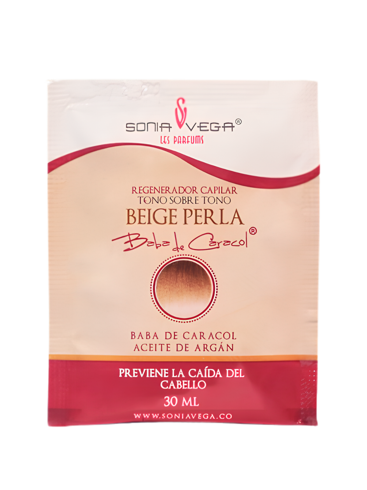 MASK BEIGE PERLA SOBRE X 30 ML BABA CARACOL SONIA VEGA