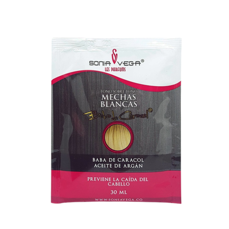 MASK MECHAS BLANCAS SOBRE X 30 ML BABA CARACOL SONIA VEGA