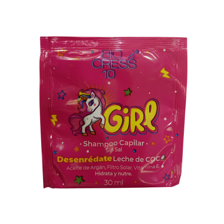 SHAMPO GIRLS NIÑA SOBRE X 30 ML BIOCRESS