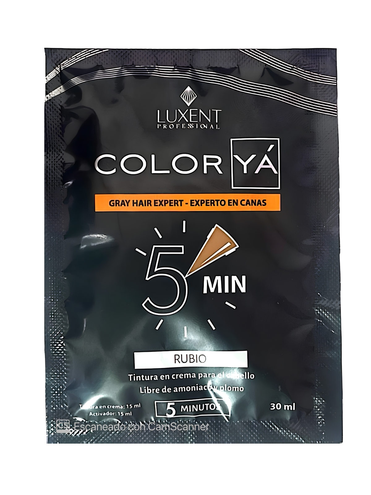 TINTE COLOR YA RUBIO SOBRE X 25 ML LUXENT