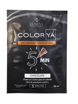TINTE COLOR YA CHOCOLATE SOBRE X 25 ML LUXENT