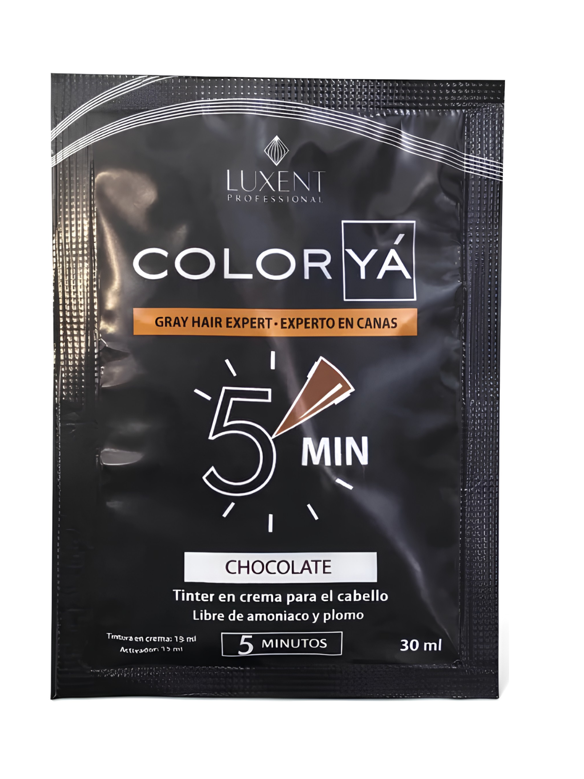 TINTE COLOR YA CHOCOLATE SOBRE X 25 ML LUXENT