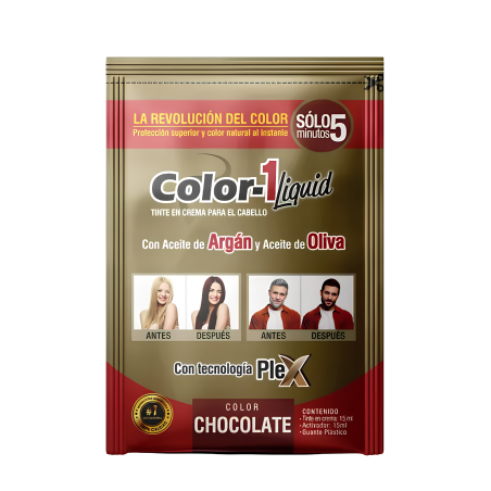 TINTE LIQUIDO CHOCOLATE COLOR 1 SOBRE X 15ML