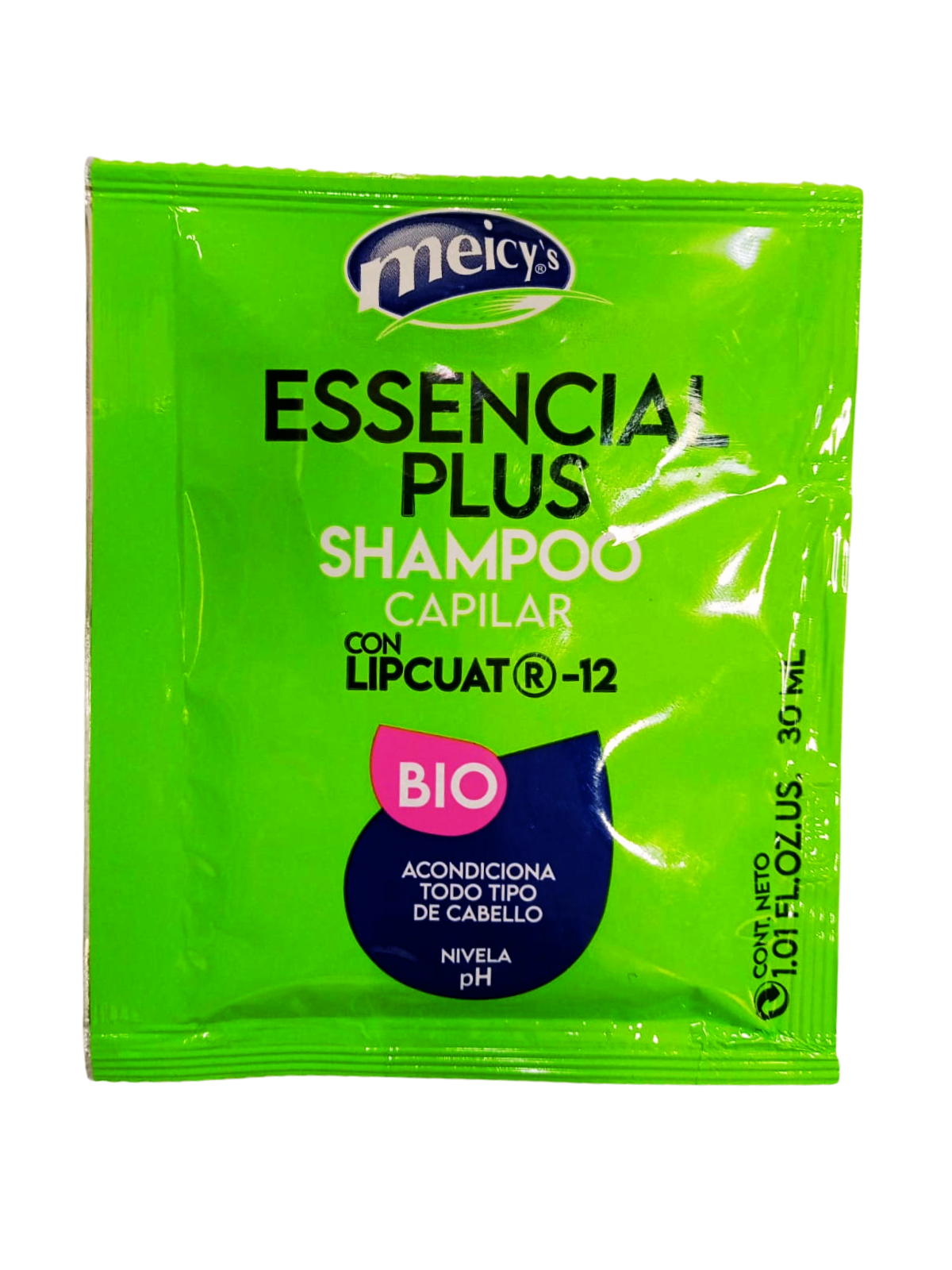 SHAMPO ESSENCIAL PLUSS SOBRE X 30 ML MEICYS