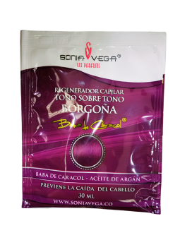 MASK BORGOñA SOBRE X 30 ML BABA CARACOL SONIA VEGA