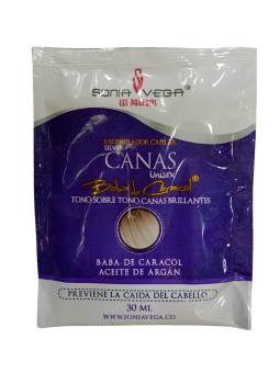 MASK SILVER CANAS SOBRE X 30 ML BABA CARACOL SONIA VEGA