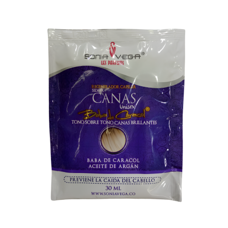 MASK SILVER CANAS SOBRE X 30 ML BABA CARACOL SONIA VEGA